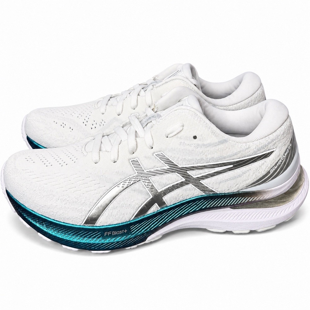 ASICS Gel-Kayano 29 Platinum White Pure Silver 1012B298 Women's 10 Running Shoes